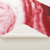 大赤と白理石 シェルパブランケット (3/4)