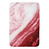 大赤と白理石 バスマット (正面縦)