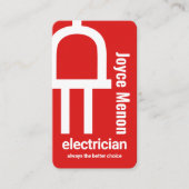 大赤電力プラグ 名刺 (正面)