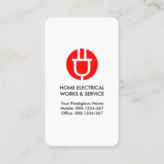 大赤電力プラグ 名刺 (裏面)