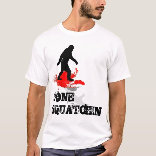 大足でゴングスクアチン Tシャツ (正面)