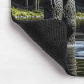 大足の水中での反射 マウスパッド (コーナー)