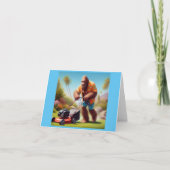 大足の草刈り カード (正面)