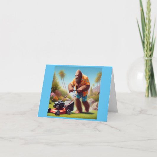 大足の草刈り カード (正面)