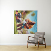 大足の草刈り タペストリー (インサイチュ(横))