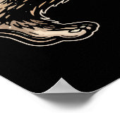 大足ゴルファーの歩幅 ポスター (角)