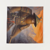 大足サムライ タペストリー (正面(横))