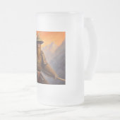 大足サムライ フロストグラスビールジョッキ (正面右)