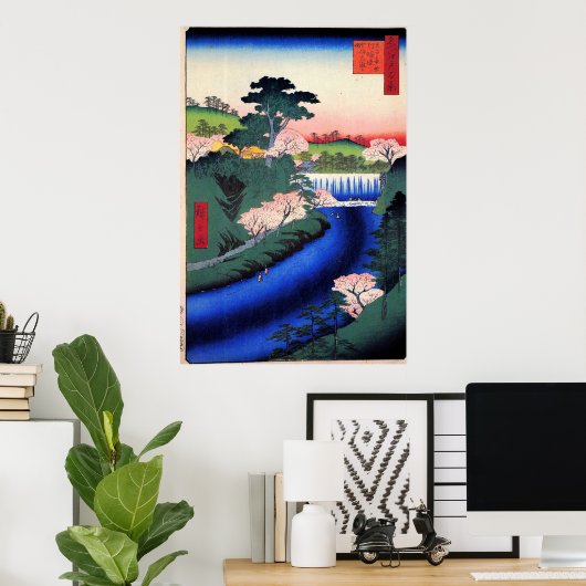 大路の音無川に堰を設け「The Gr」として知られる ポスター (ホームオフィス)