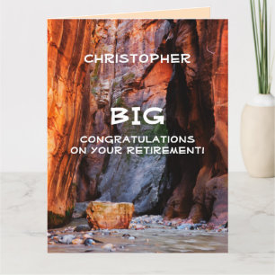 大退職おめでとうジャンボ， Zion Narrows カード