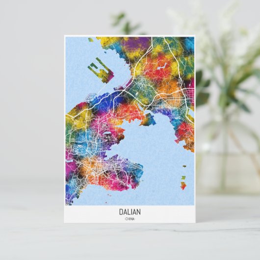 大連中国シティマップ サンキューカード (スタンド正面)