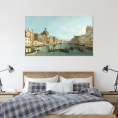 大運河の上流（Canaletto著） キャンバスプリント (インサイチュ (寝室))