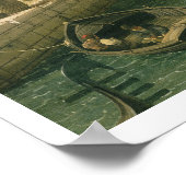 大運河の入り口：西を見て， c.1738- ポスター (角)