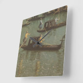 大運河の入口 スクエア壁時計 (傾斜)