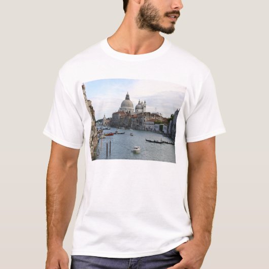 大運河、ベニスのTシャツ Tシャツ (正面)