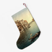 大運河II、ベニス、イタリア スモールクリスマスストッキング (裏面 (吊り時))