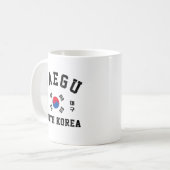 大邱 韓国 コーヒーマグカップ (正面左)