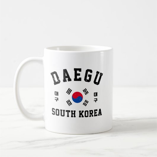 大邱 韓国 コーヒーマグカップ (左)
