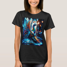 大都モダン市の孔雀 Tシャツ