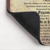 大都会のタバナクルの最初単語 マウスパッド (コーナー)