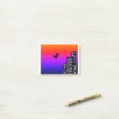 大都会の小鳥 ポストイット (デスク上)