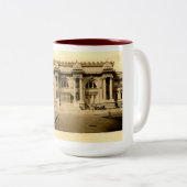 大都会の美術館、ニューヨークのヴィンテージ ツートーンマグカップ (正面右)