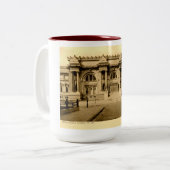 大都会の美術館、ニューヨークのヴィンテージ ツートーンマグカップ (正面左)