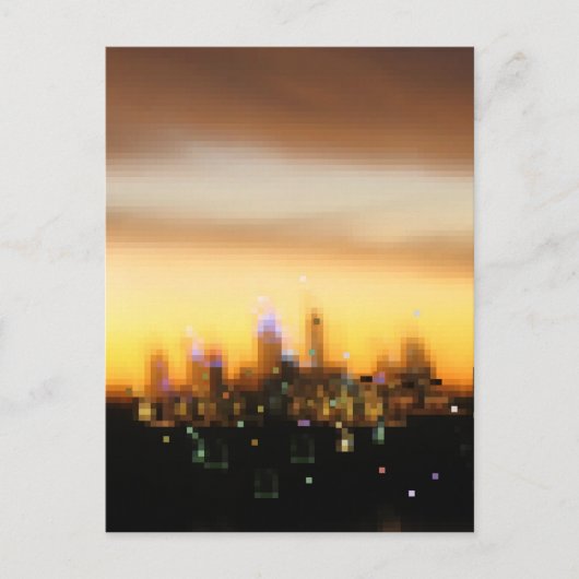 大都市からの挨拶 ポストカード (正面)