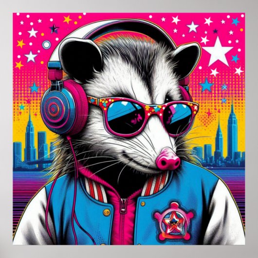 大都市のオポッサム–4 ポスター (正面)