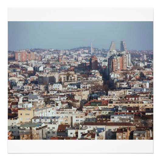 大都市の写真 フォトプリント            (正面)