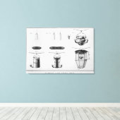 大都市の照明 キャンバスプリント (インサイチュ (ウッドフロア))