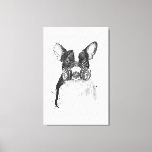 大都市の生活 キャンバスプリント (正面)