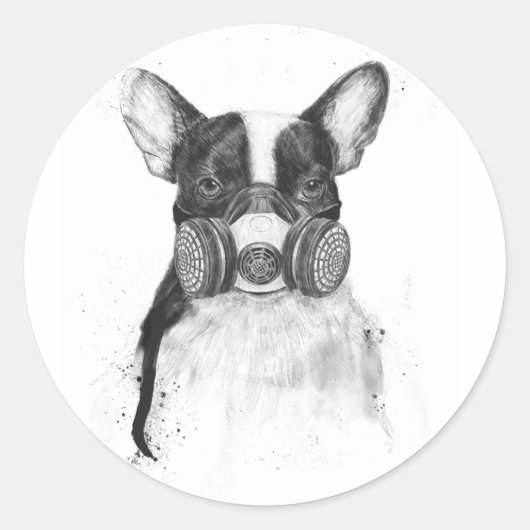 大都市の生活 ラウンドシール (正面)