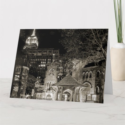大都市ジャンボグリーティングカードの小さな教会 カード (正面)
