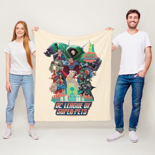 大都市ペッすごいト連盟との戦い フリースブランケット (インサイチュ)