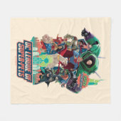 大都市ペッすごいト連盟との戦い フリースブランケット (正面(横))