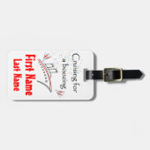 大酒を飲む荷物のラベルのための巡航 ラゲッジタグ (正面横)
