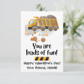 大量のおもしろい建築クラスのバレンタインカード サンキューカード (スタンド正面)