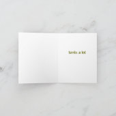 大量のグリーティングカードを出す カード (内部)