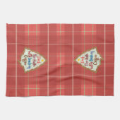 大量のコーヒーでホールをデッキ化 キッチンタオル (横)