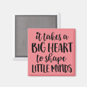 大量のハートが必要-先生 マグネット (正面/裏面)