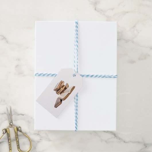 大量のヴィンテージ ギフトタグ (より糸つき)