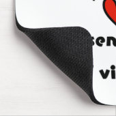 大量の仮想ハグの送信 マウスパッド (コーナー)