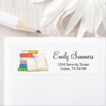 大量の本とオープンブック