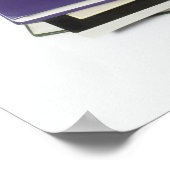 大量の本 ポスター (角)