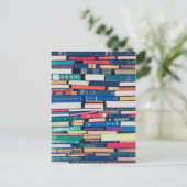 大量の本 ポストカード (スタンド正面)