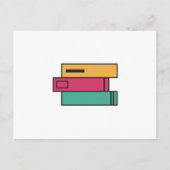 大量の本 ポストカード (正面)