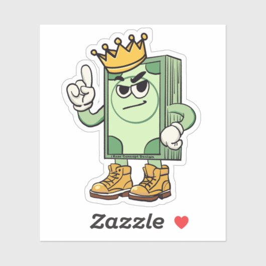 大量の現金 シール (シート)