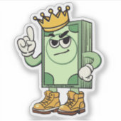 大量の現金 シール (正面)