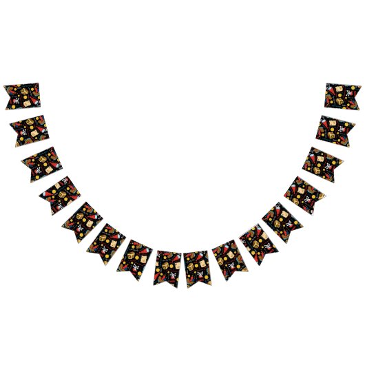 大量の財宝パーティーの束ね旗 バンティングフラッグ (全)